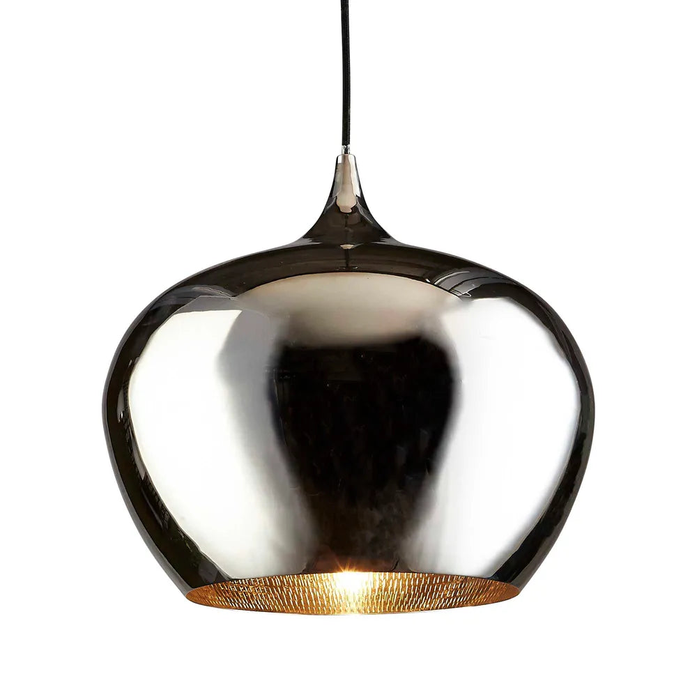 Licquer Ceiling Pendant - Shiny Nickel - Notbrand