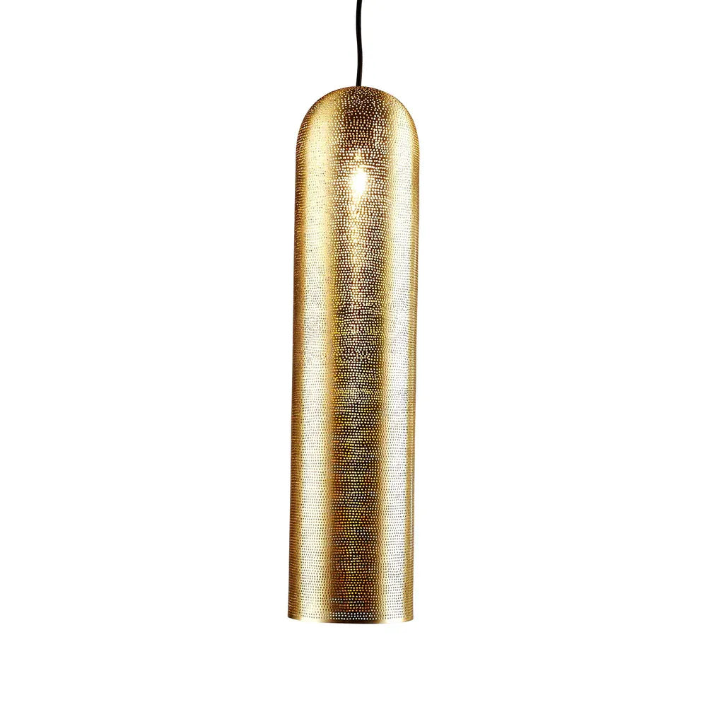 Moroccan Pipe Ceiling Pendant - Brass - Notbrand