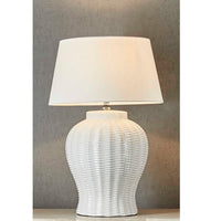 Drawbridge Ceramic Table Lamp Base - White - Notbrand