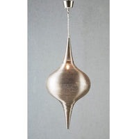 Zara Brass Ceiling Pendant in Silver - Large - Notbrand