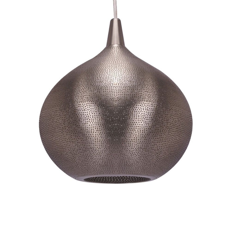 Amstel Brass Ceiling Pendant in Silver - Large - Notbrand