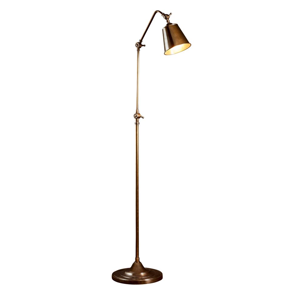 Newbury Floor Lamp - Antique Brass - Notbrand