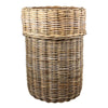 Luxe Rattan Basket In Natural - Large - Notbrand