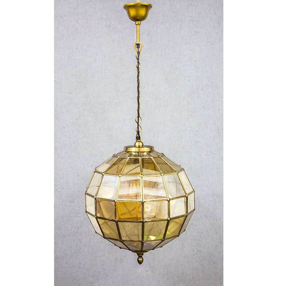 Prince Albert Ceiling Pendant in Brass - Medium - Notbrand