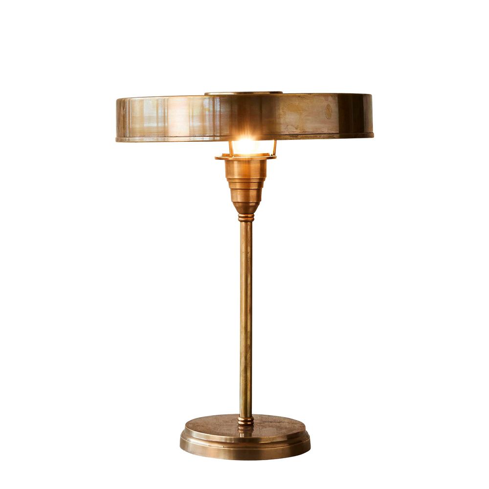 Bankstown Brass Table Lamp Large - Antique Brass - Notbrand