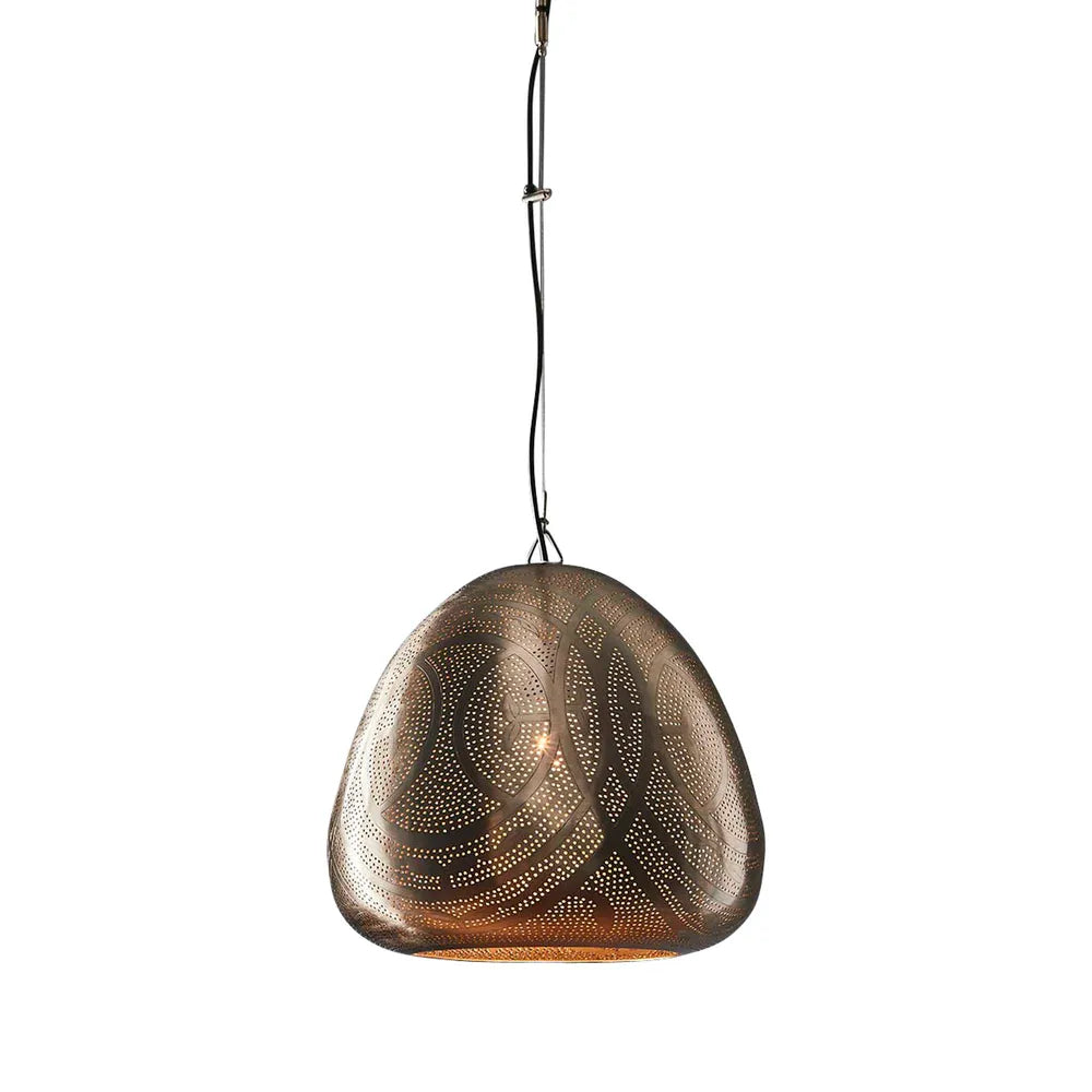 Stockport Dome Ceiling Pendant - Nickel - Notbrand