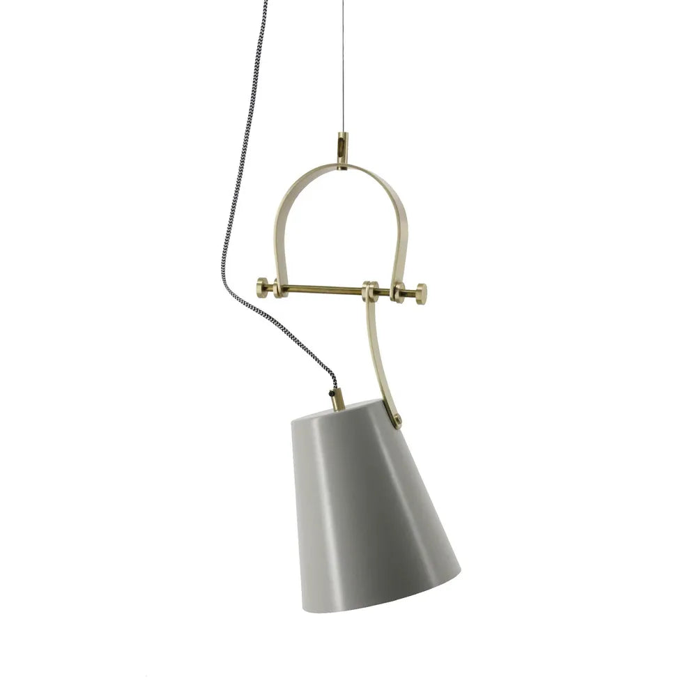 Turnberry Metal Hanging Lamp - Grey - Notbrand