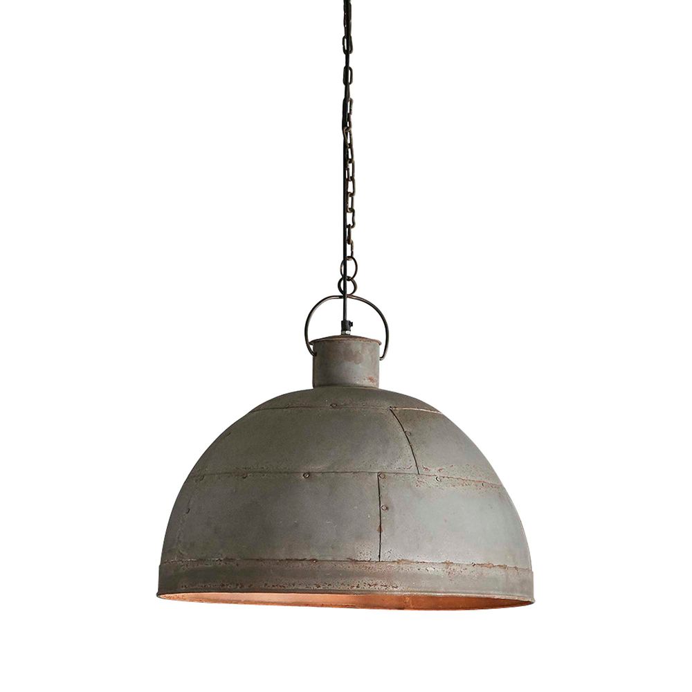 Granada Iron Ceiling Pendant Vintage In Grey - Medium - Notbrand