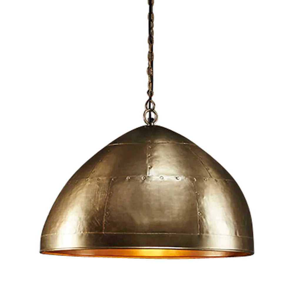 Ceiling Pendant in Antique Brass - Medium - Notbrand