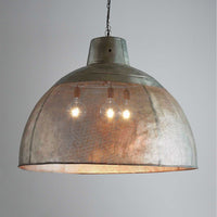 Riva Ceiling Pendant in Zinc - Extra Large - Notbrand