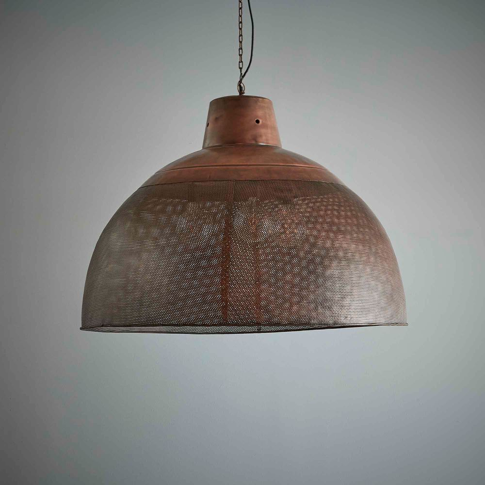 Riva Ceiling Pendant in Antique Copper - Extra Large - Notbrand