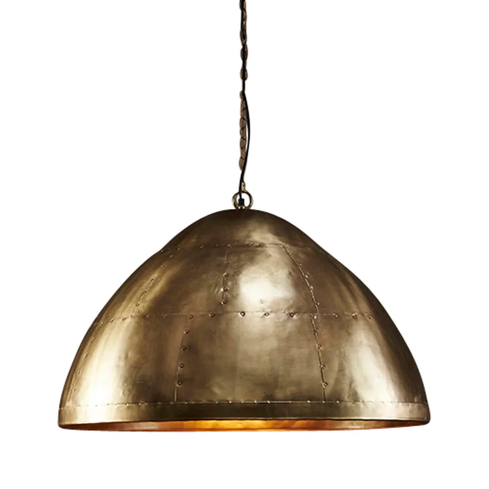 Ceiling Pendant in Antique Brass - Large - Notbrand
