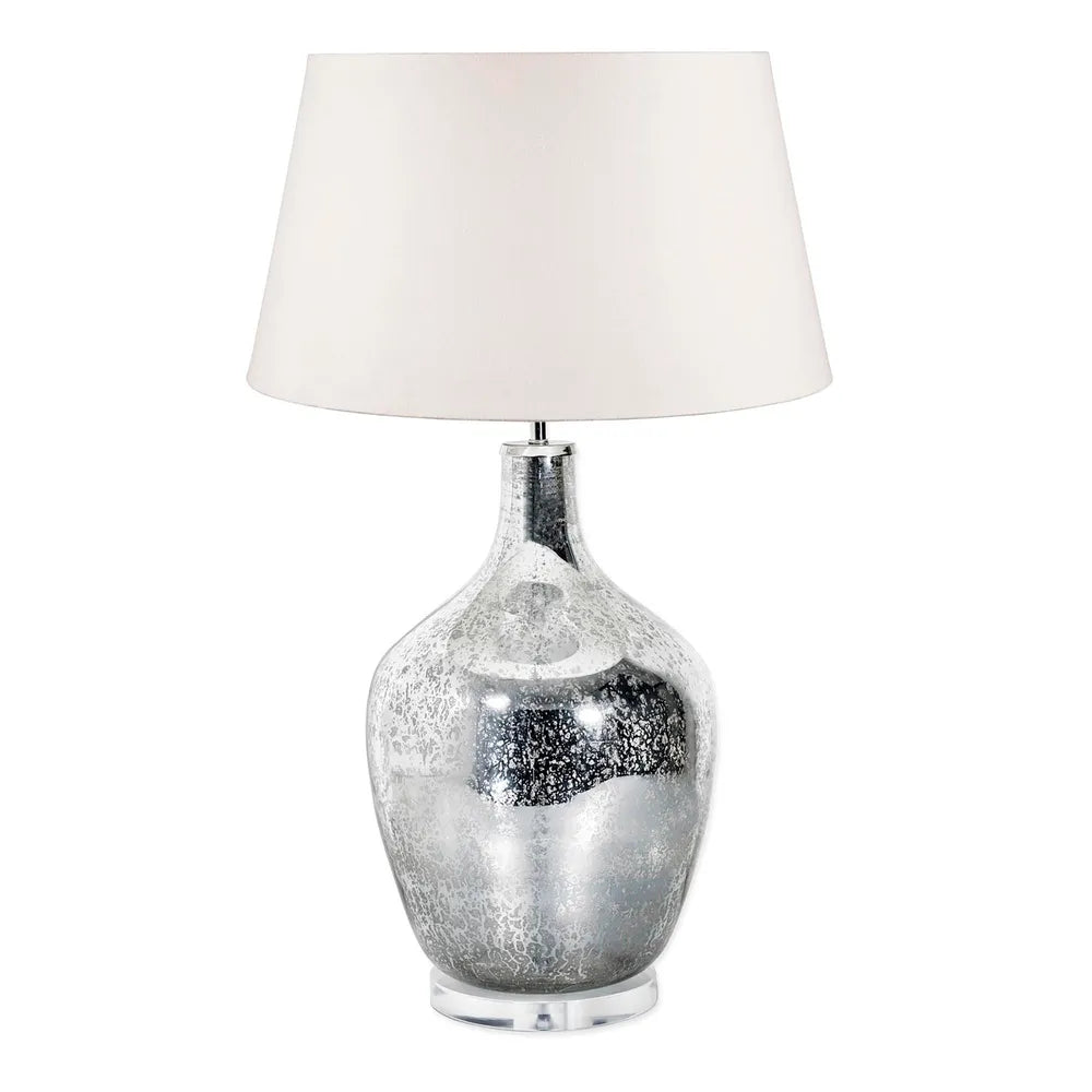 Fortuna Table Lamp Base - Large Silver - Notbrand