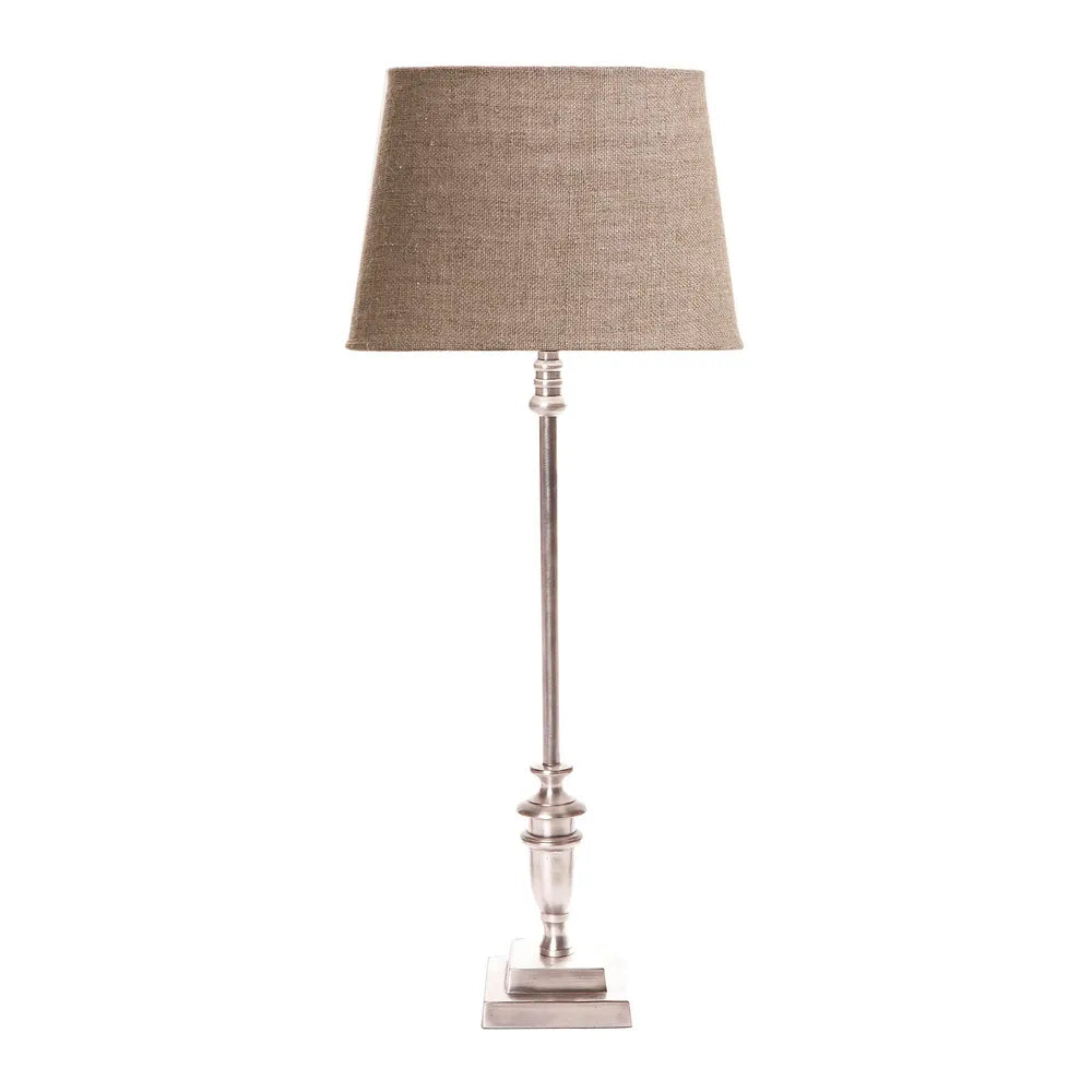 Lyon Candlestick Table Lamp Base - Antique Silver - Notbrand