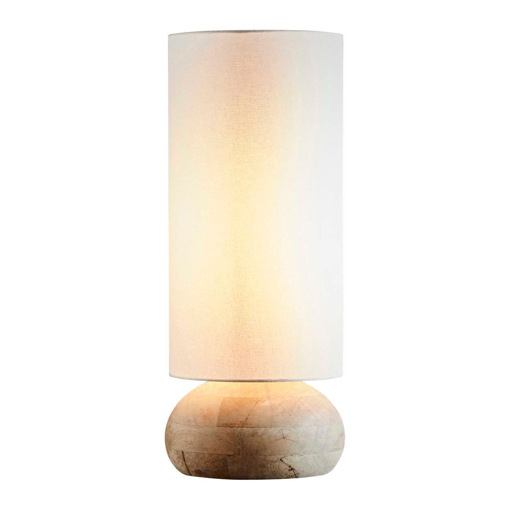 Pebble Wood Table Lamp Base Large - Natural - Notbrand