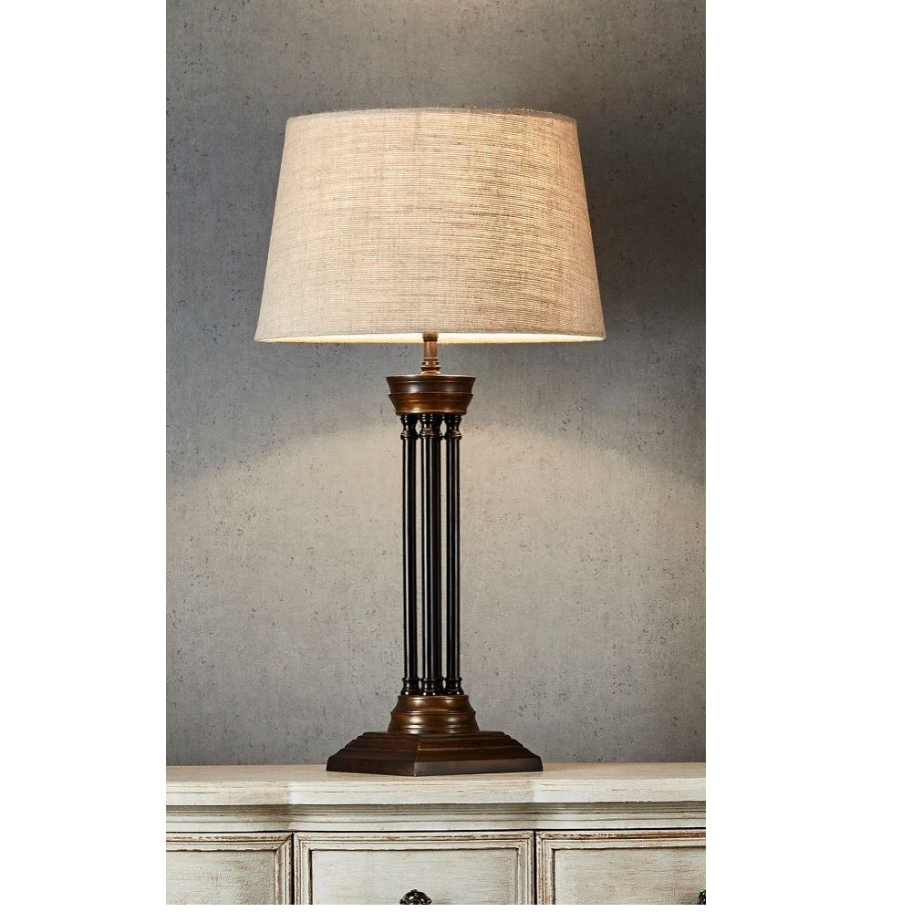 Hudson Brass Table Lamp Base - Bronze - Notbrand