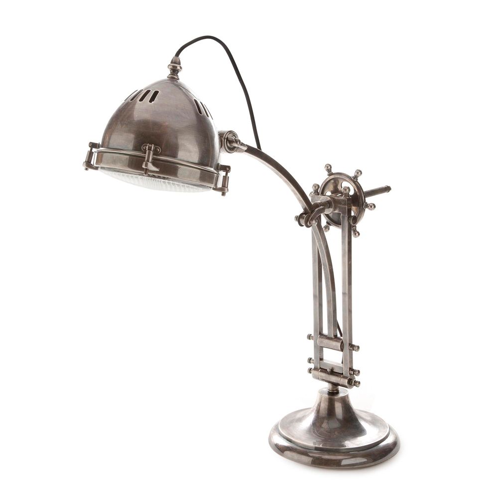 Seabury Brass Desk Lamp - Antique Silver - Notbrand