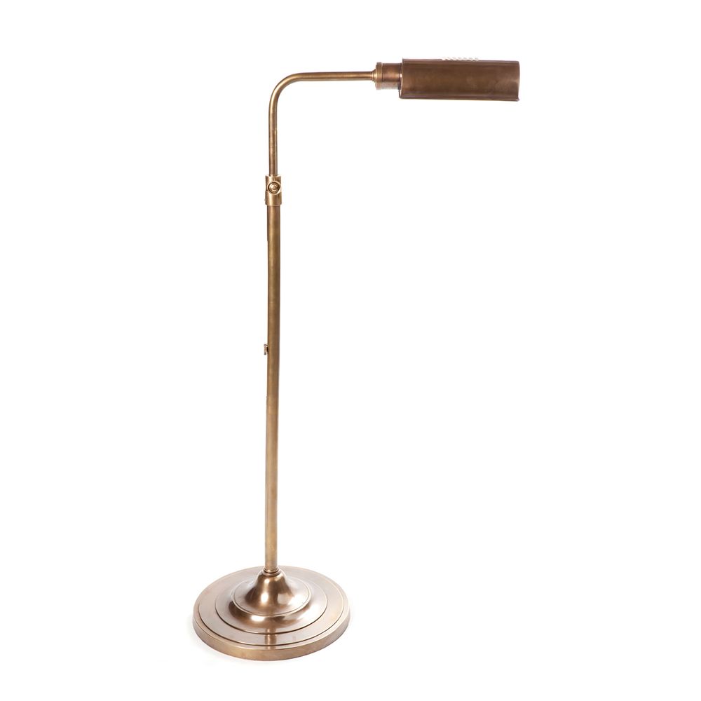 Brooklyn Floor Lamp - Antique Brass - Notbrand