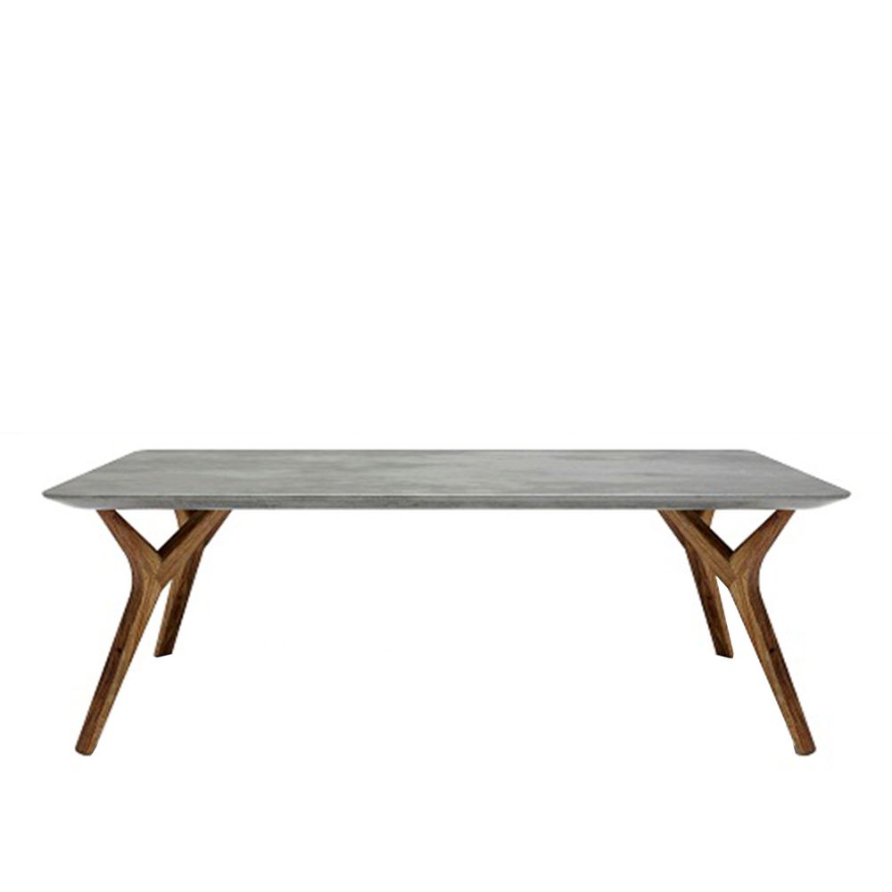 Twigs Concrete Coffee Table - Grey - Notbrand