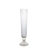 Cello Glass Stripe Cut Vase In Clear - Small - Notbrand
