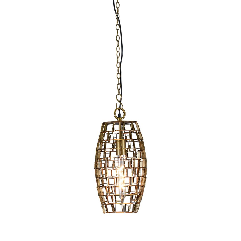 Dali Iron Ceiling Pendant In Antique Brass - Small - Notbrand