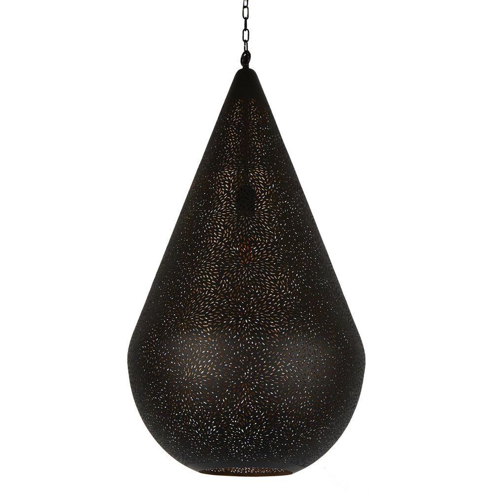 Aquarius Iron Ceiling Pendant in Black - Large - Notbrand