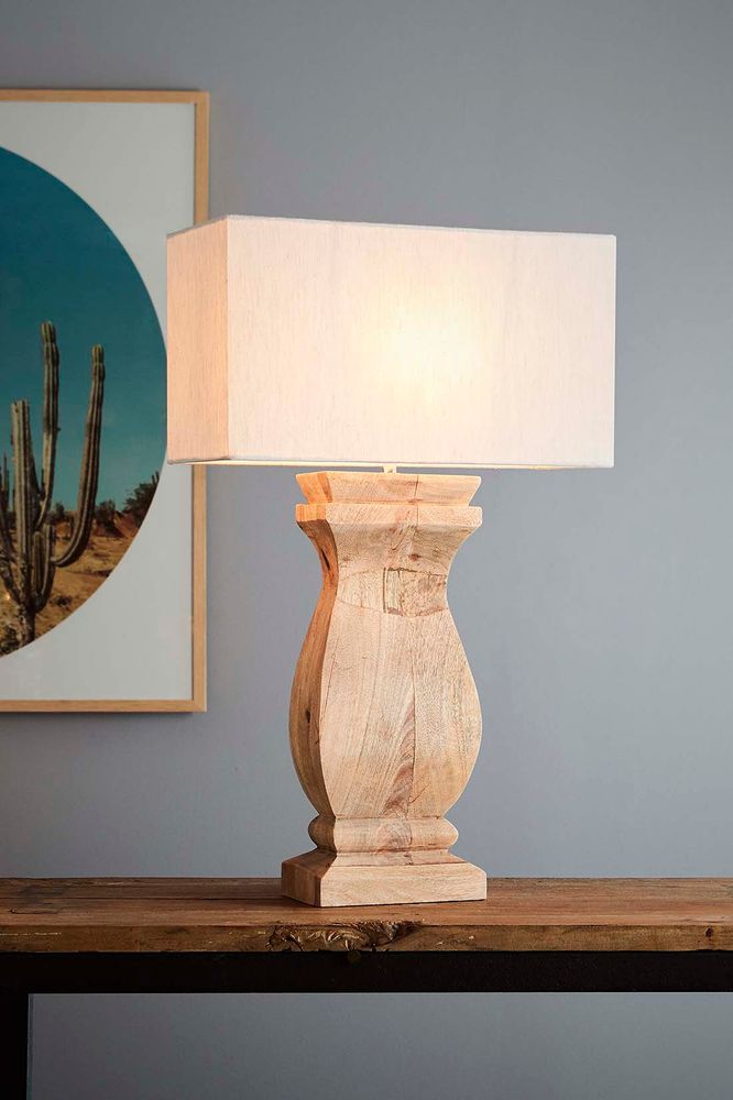 George Table Lamp Base - Light Natural - Notbrand