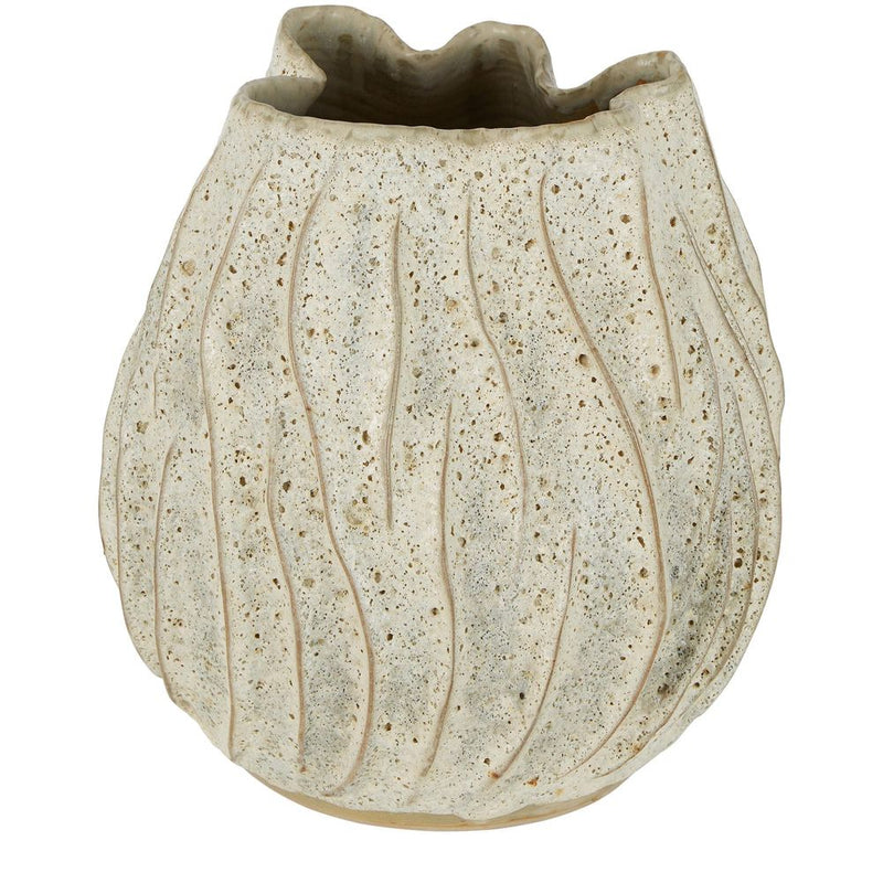 Lufa Moss Ceramic Vase - Natural - Notbrand