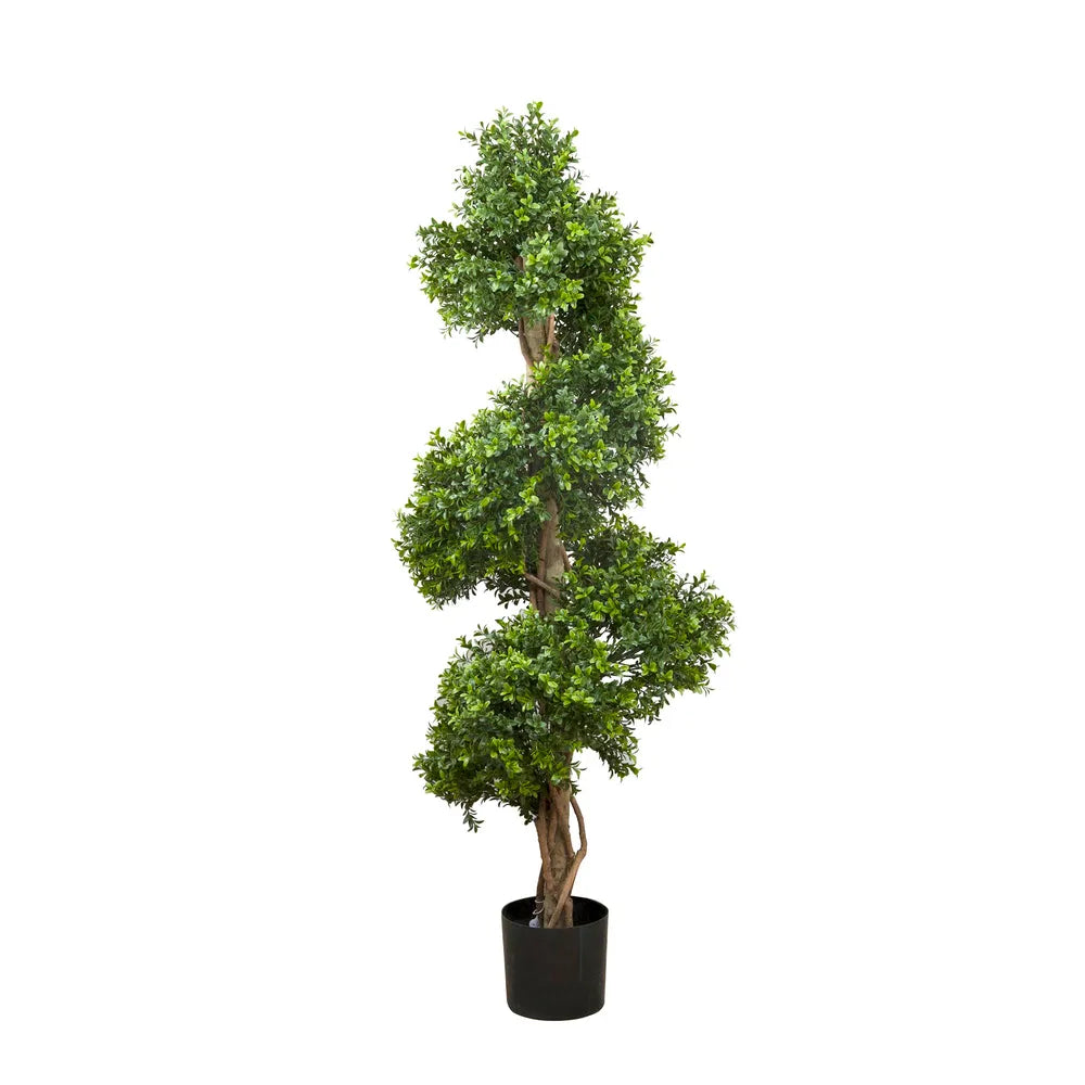 Artificial Boxwood Spiral Tree - 150cm - Notbrand