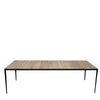 Wooden Metal Rectangle Dining Table By Sianna - Notbrand