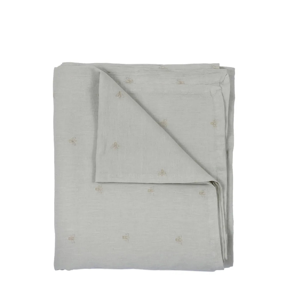 Mason Bee Linen Tablecloth - Sky Grey - Notbrand