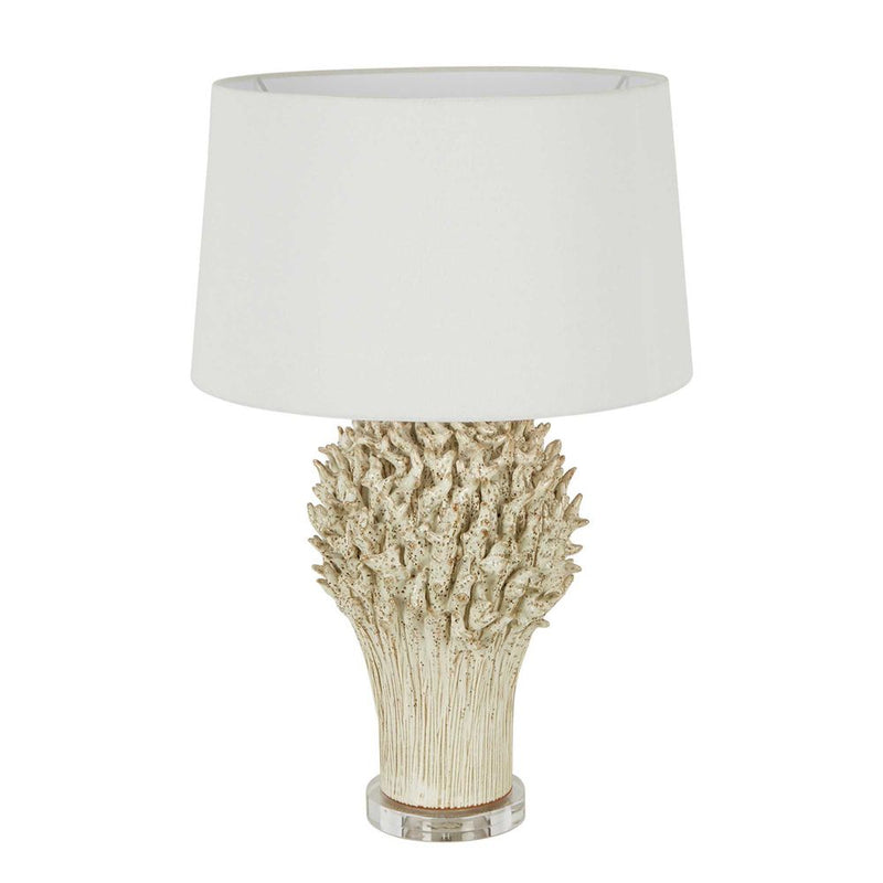 Staghorn Coral Ceramic Table Lamp Base - White - Notbrand