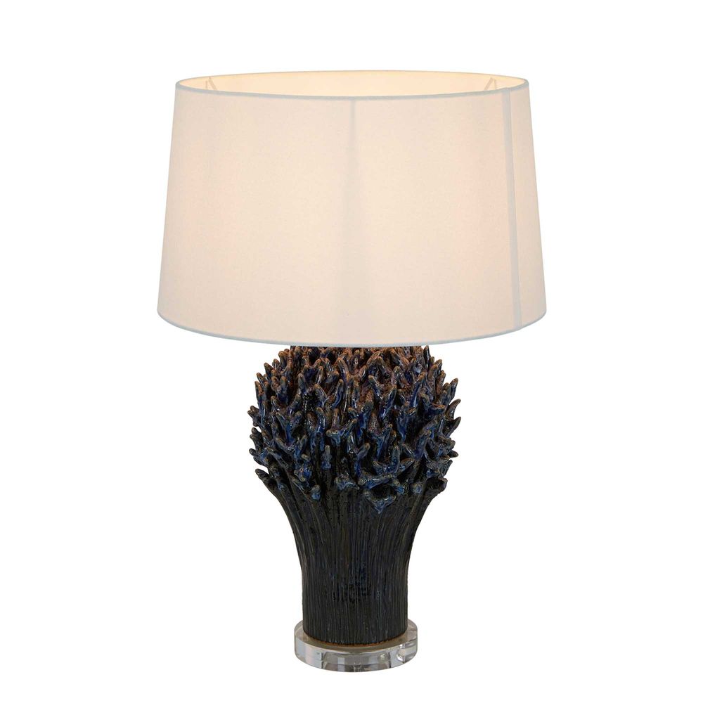 Staghorn Coral Ceramic Table Lamp Base - Blue - Notbrand