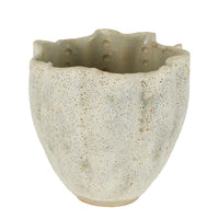 Moss Ceramic Vase In Natural - Small - Notbrand