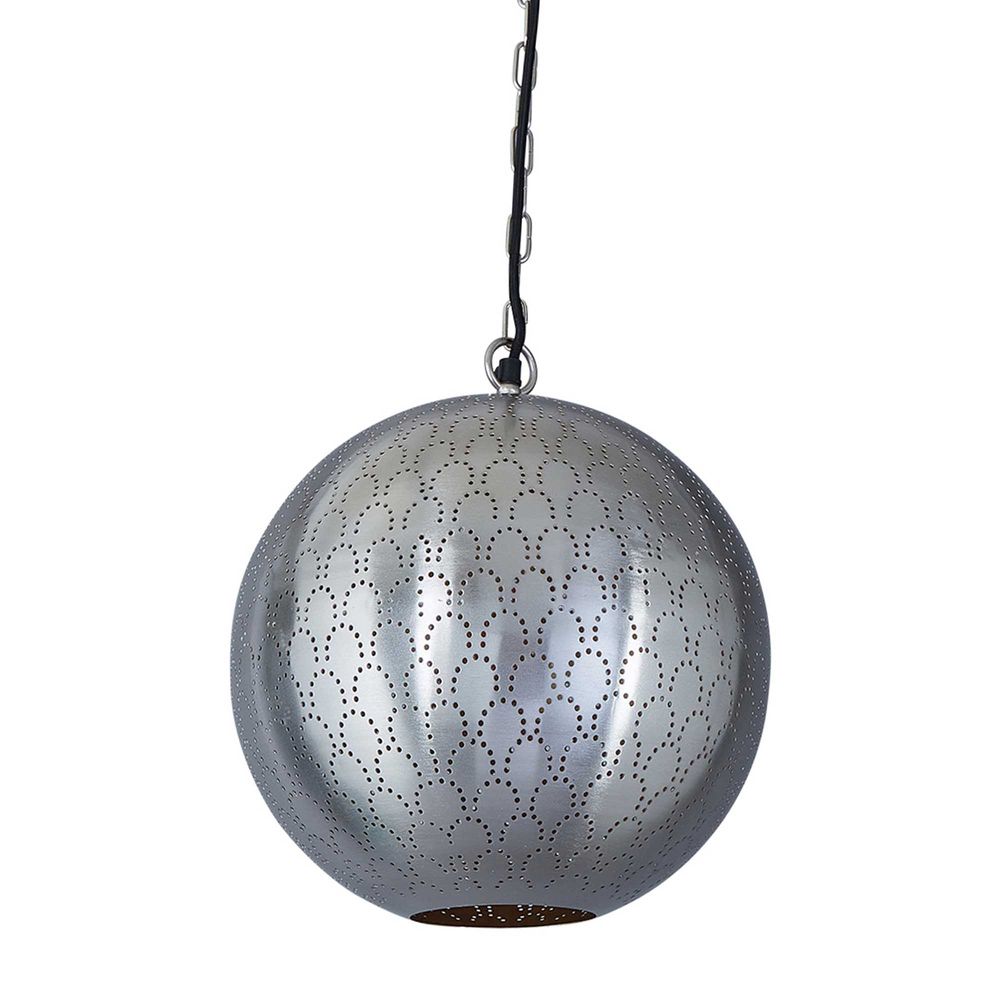 Mamba Metal Ceiling Pendant - Nickel - Notbrand