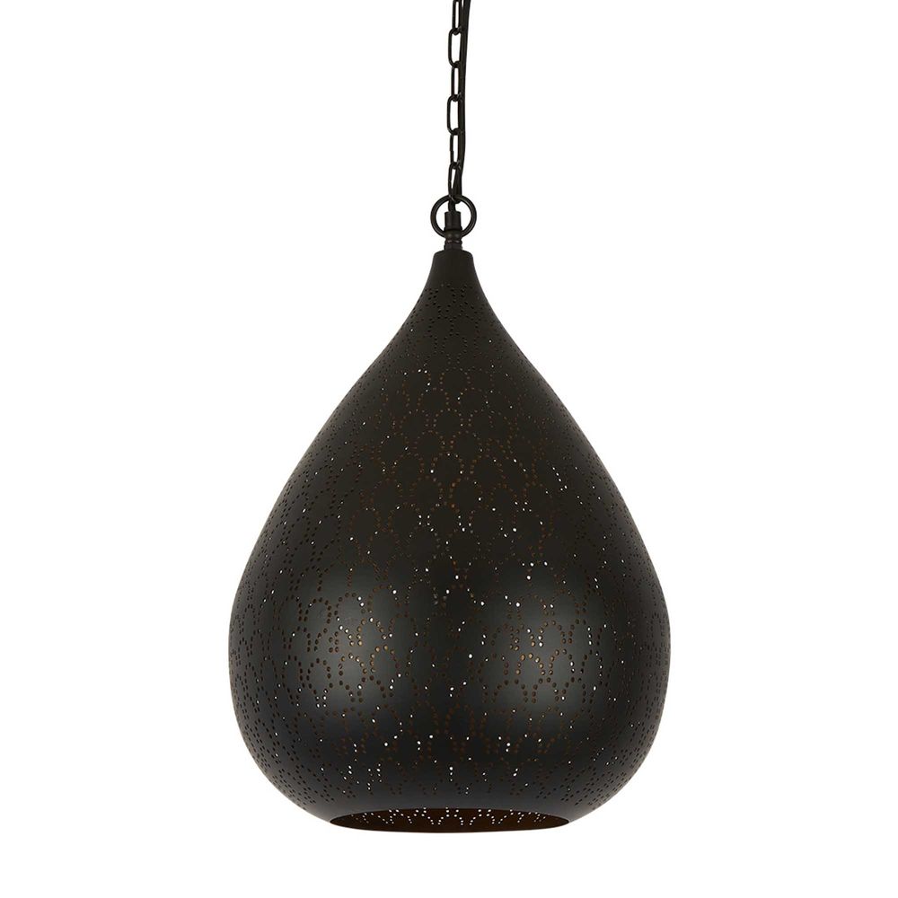 Taipan Metal Ceiling Pendant - Black - Notbrand