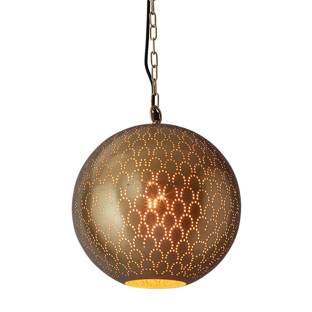 Mamba Metal Ceiling Pendant - Brass - Notbrand