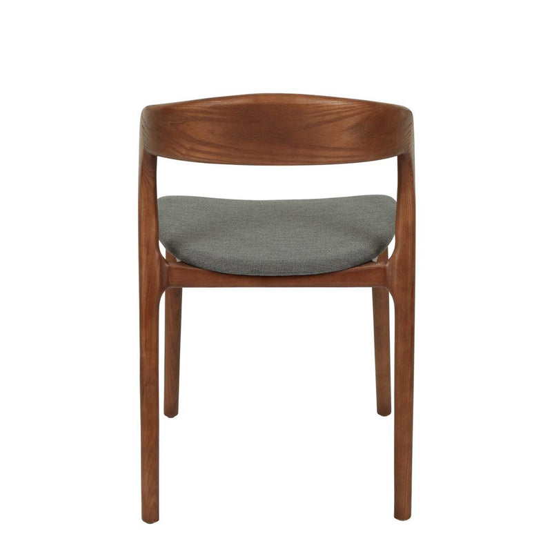 Jessalyn Ash Wooden Chair - Brown - Notbrand