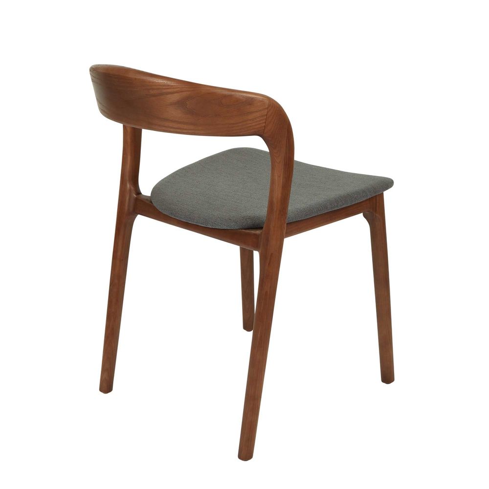 Jessalyn Ash Wooden Chair - Brown - Notbrand