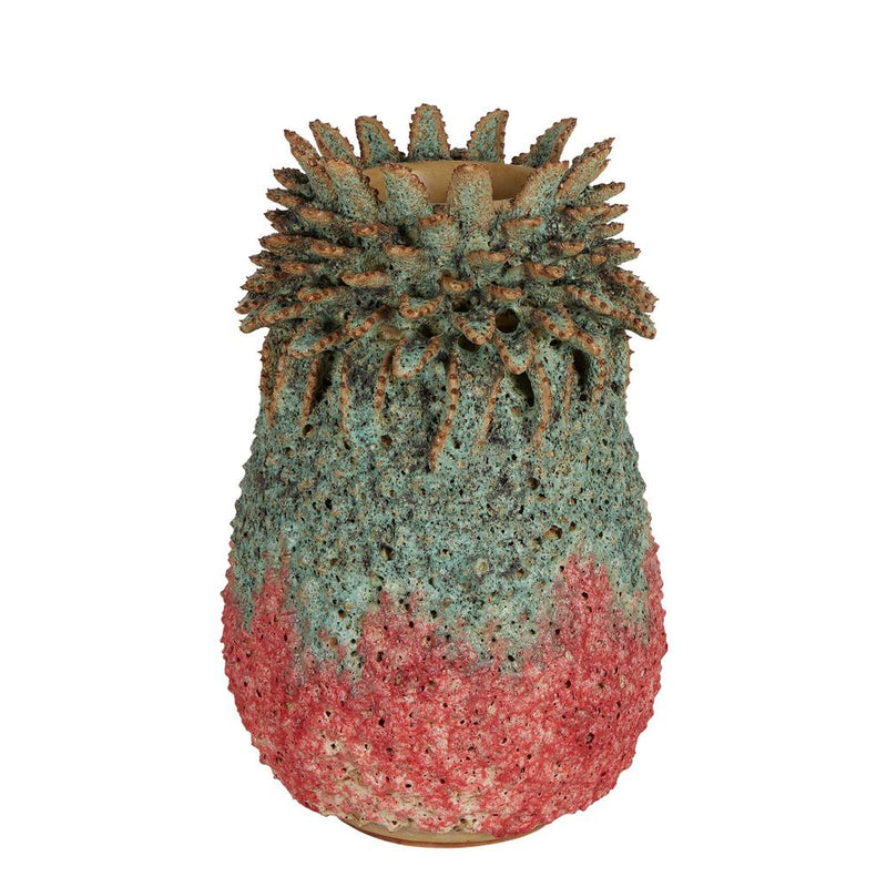 Pineapple Ceramic Vase - Strawberry Pink - Notbrand