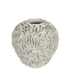 Brain Coral Ceramic Vase - White - Notbrand