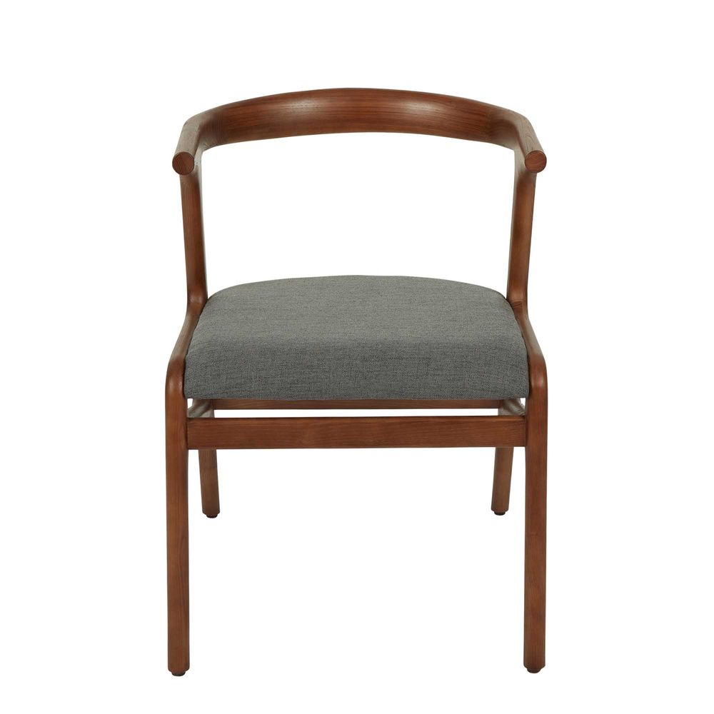 Marlowe Ash Wooden Chair - Storm Brown - Notbrand