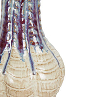 Afina Ceramic Vase - Blue - Notbrand