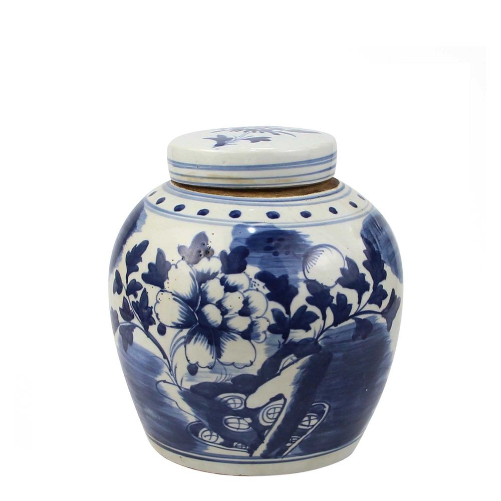 Song Porcelain Lidded Jar - Blue - Notbrand