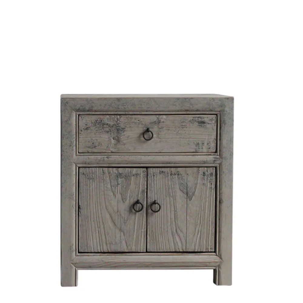 Pine Timber Oriental Wood Cabinet - Natural - Notbrand