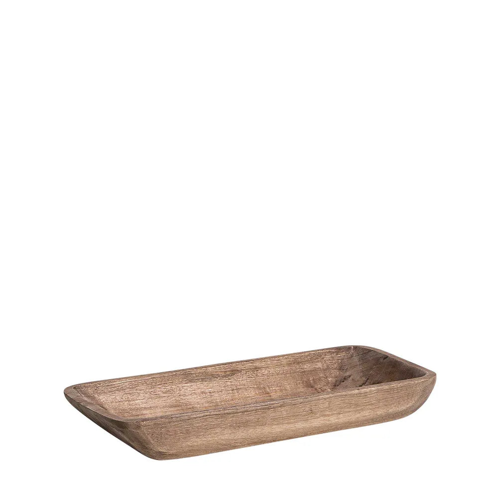 Singita Rectangular Wooden Bowl - Small - Notbrand