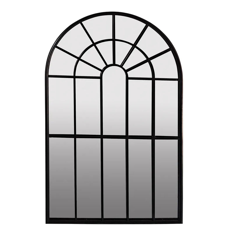 Regency Arched Outdoor Mirror - Black - Notbrand