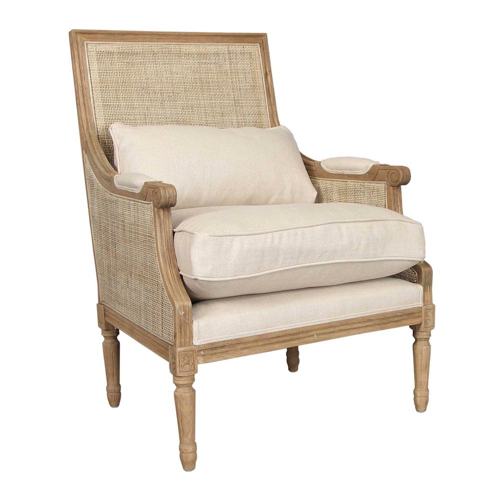 Hicks Caned Armchair Natural Pre-order - Notbrand