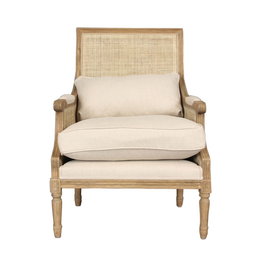 Hicks Caned Armchair Natural Pre-order - Notbrand