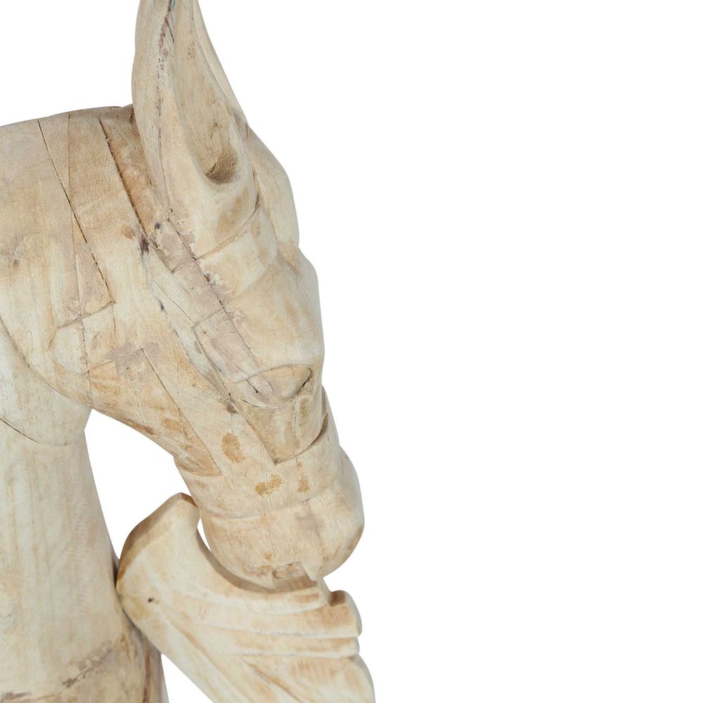 Beauty Wooden Standing Horse - Natural - Notbrand
